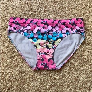 multicolored Emoji pattern bikini style  underwear